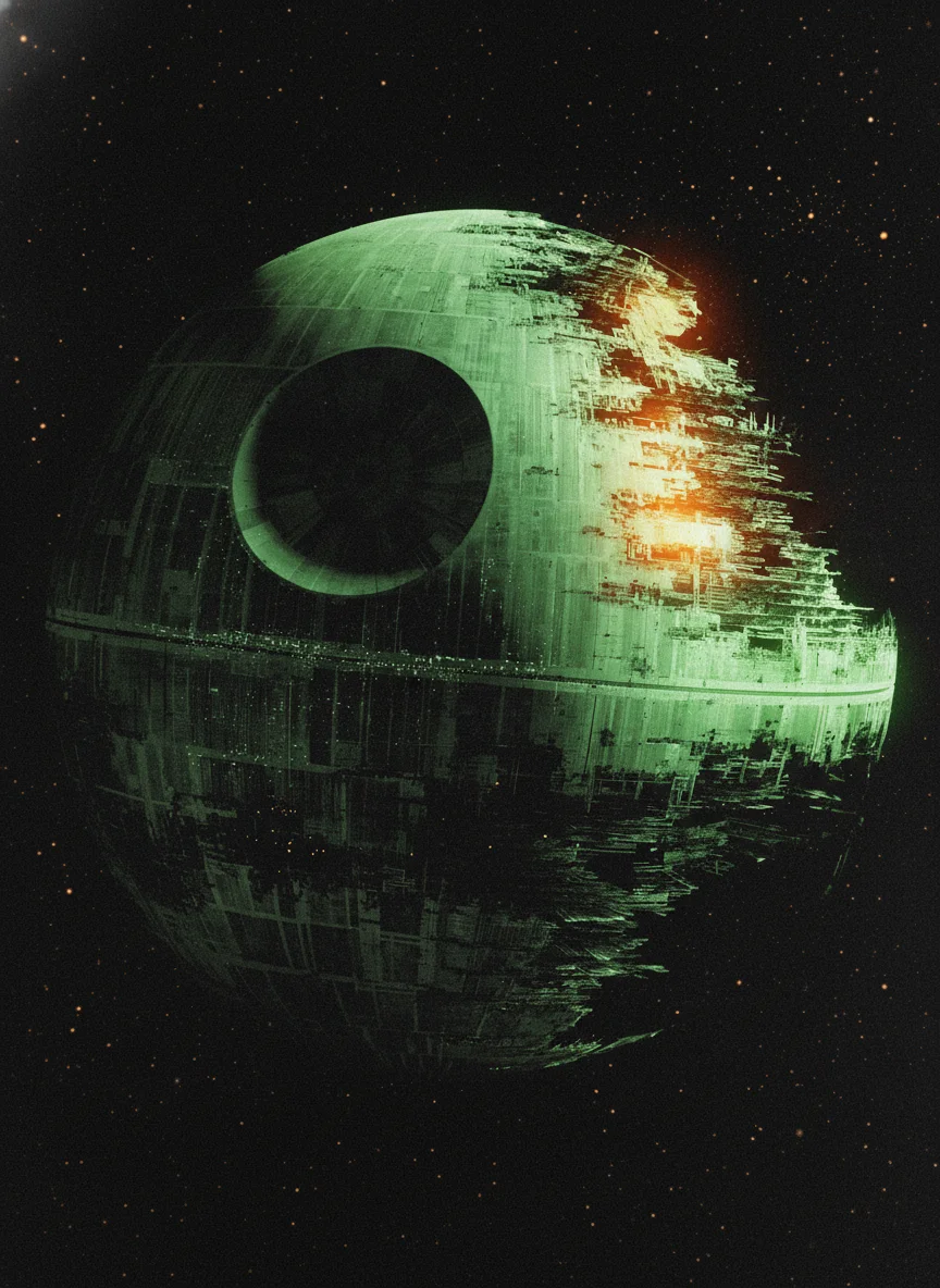 Hexagram 64 digital artifact